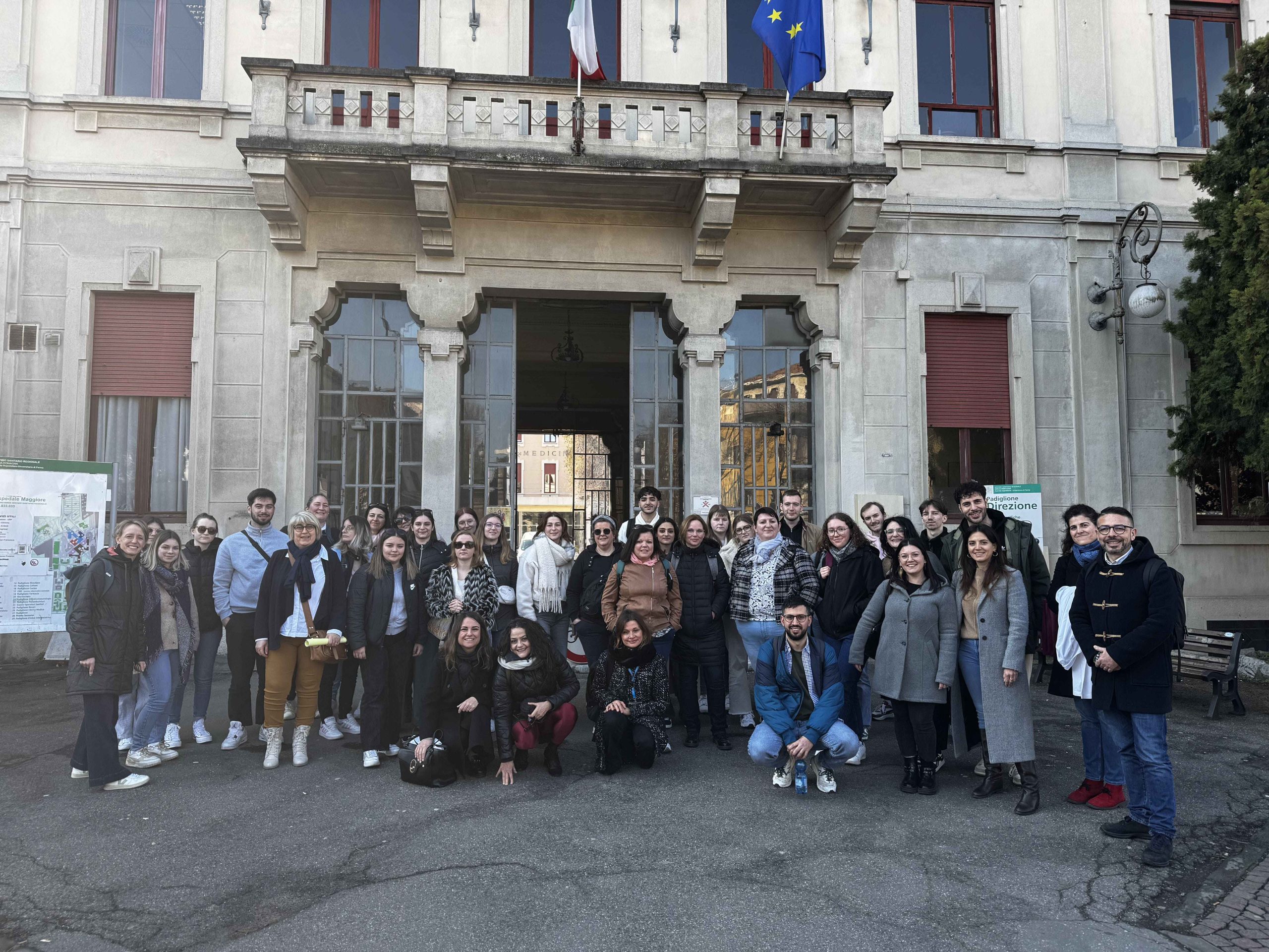 INTERNATIONAL COLLABORATION: THE UNIVERSITY OF PARMA WELCOMES THE DELEGATION FROM THE INSTITUTS DE FORMATION EN SANTÉ DU CENTRE HOSPITALIER DE SAVERNE